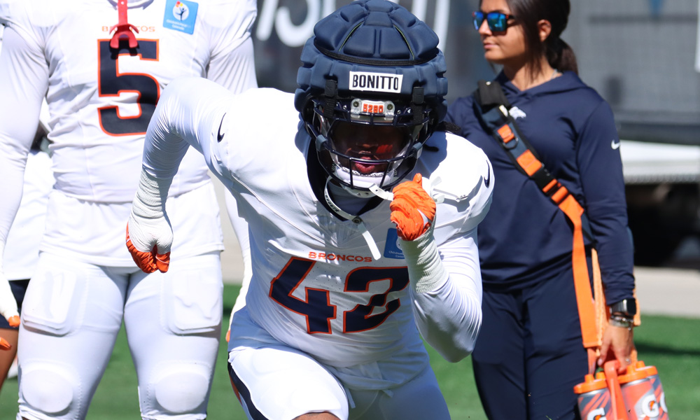Broncos edge rusher Nik Bonitto...