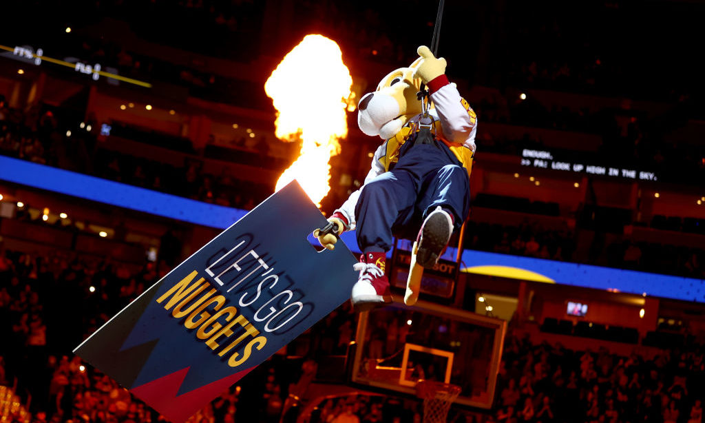 Rocky mascot...