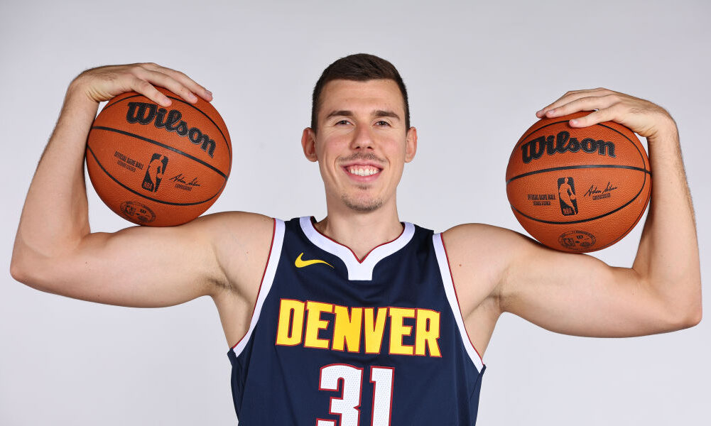 DENVER, COLORADO - OCTOBER 2: Vlatko Cancar #31 of the Denver Nuggets poses for a portrait during t...