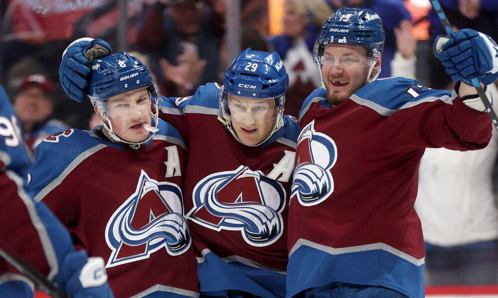 Cale Makar Nathan MacKinnon Valeri Nichushkin Avalanche...