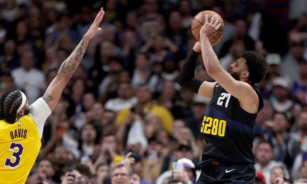 Jamal Murray of the Denver Nuggets...