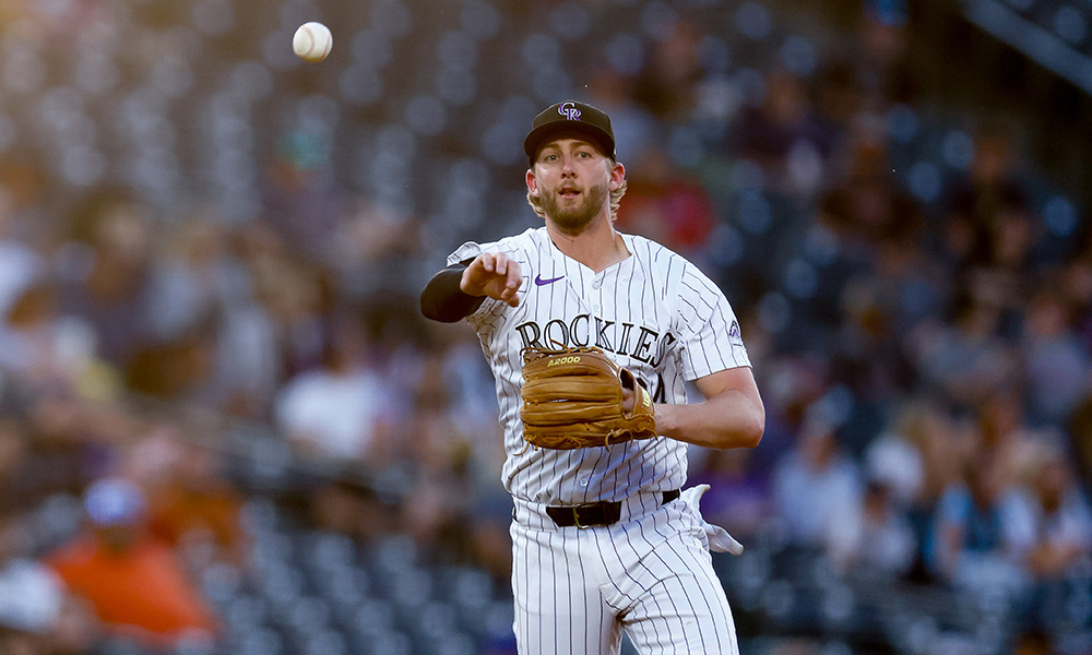 Rockies third baseman Ryan McMahon...