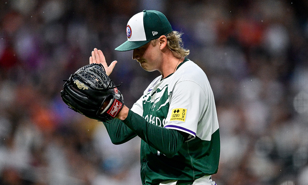 Rockies pitcher Nick Mears...