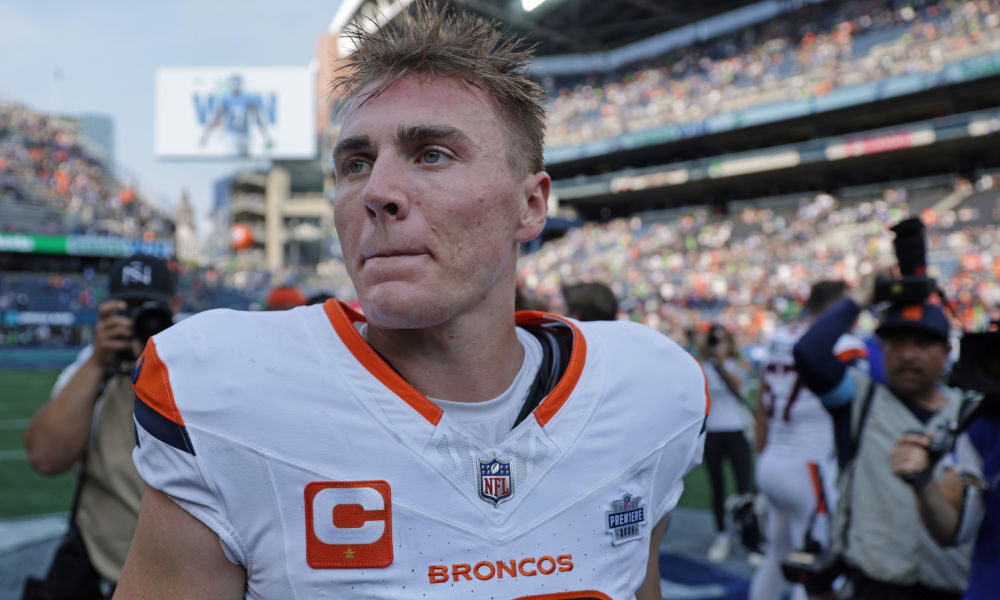 Bo Nix Broncos first start...