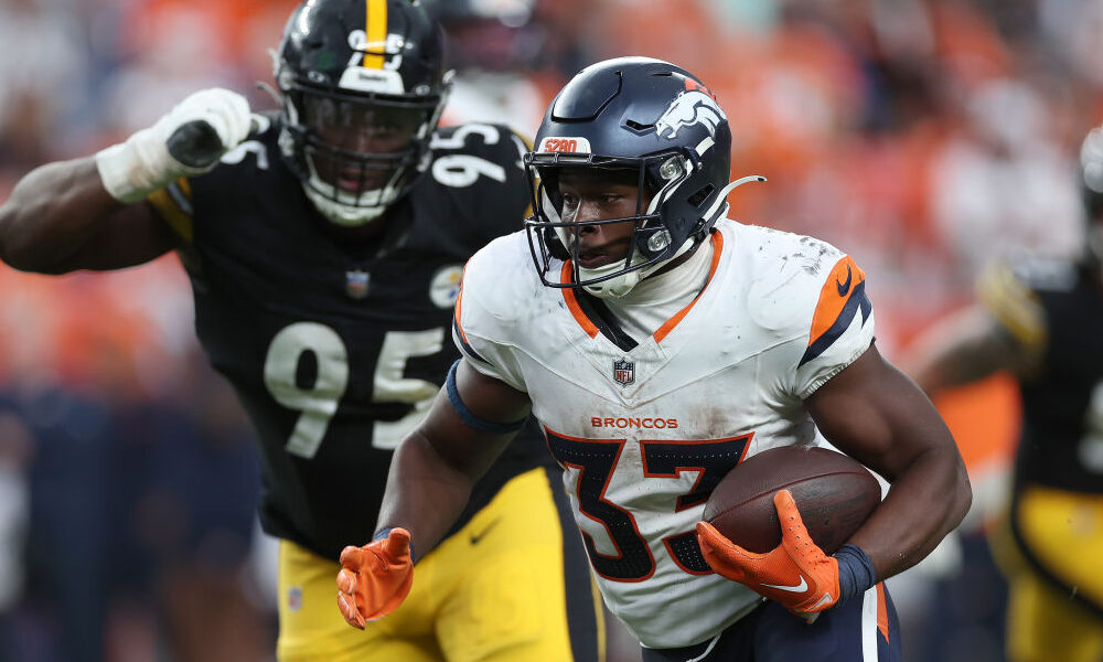 Broncos RB Javonte Williams...