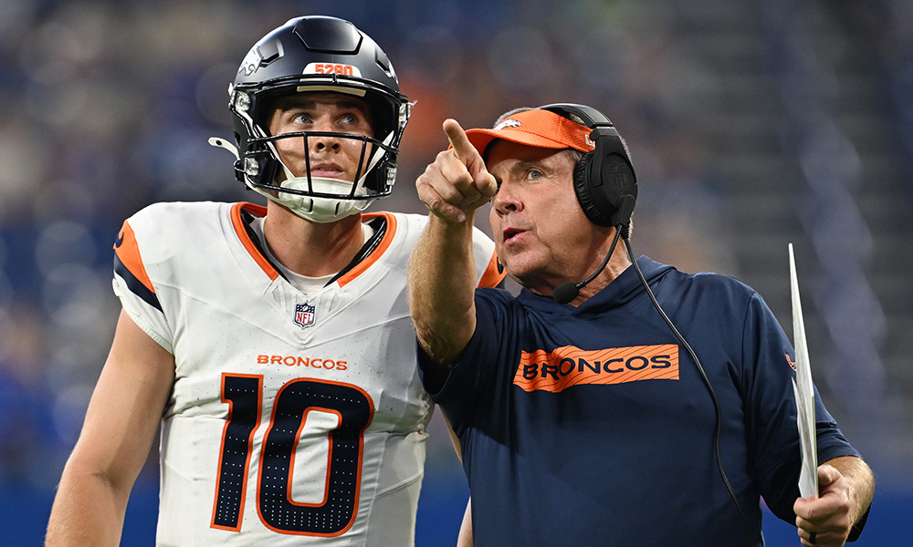 Sean Payton Bo Nix Broncos...