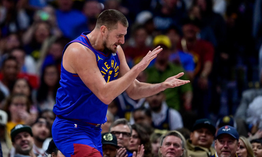Nikola Jokic of the Denver Nuggets...
