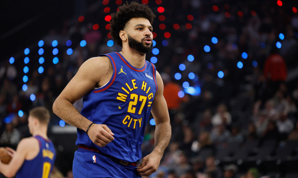 Jamal Murray of the Denver Nuggets...