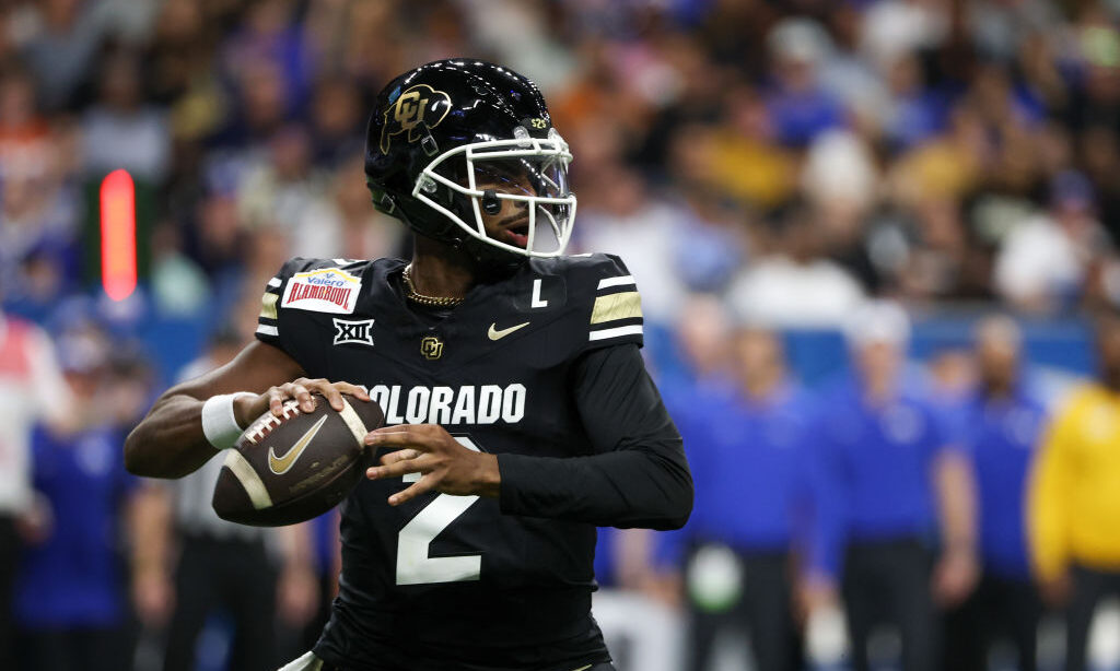 Colorado Buffaloes quarterback Shedeur Sanders...