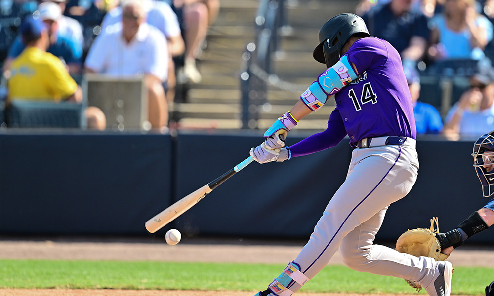 Rockies shortstop Ezequiel Tovar...