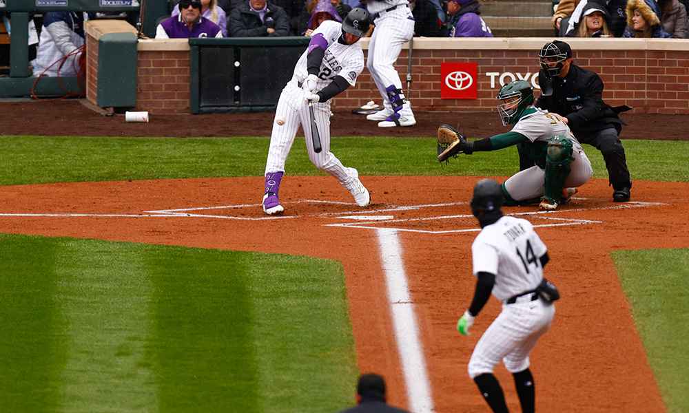 Rockies Ryan McMahon and Ezequiel Tovar...