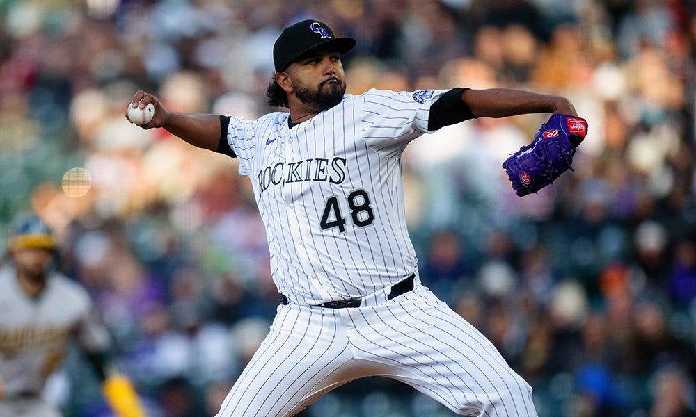 Rockies pitcher Germán Márquez...
