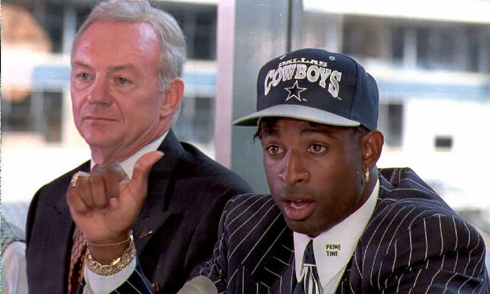 Deion Sanders Jerry Jones...
