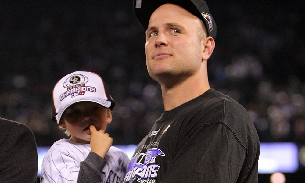 Matt Holliday and Jackson Holliday...