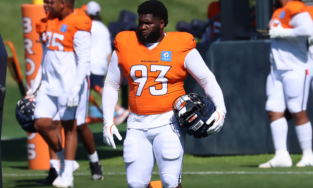 Broncos defensive lineman D.J. Jones...