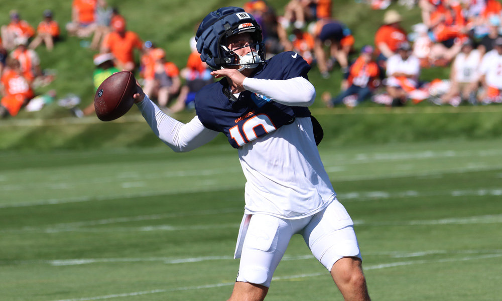 Broncos QB Bo Nix...