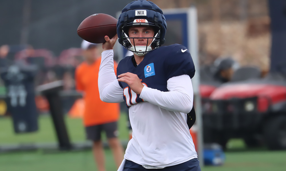Broncos QB Bo Nix...