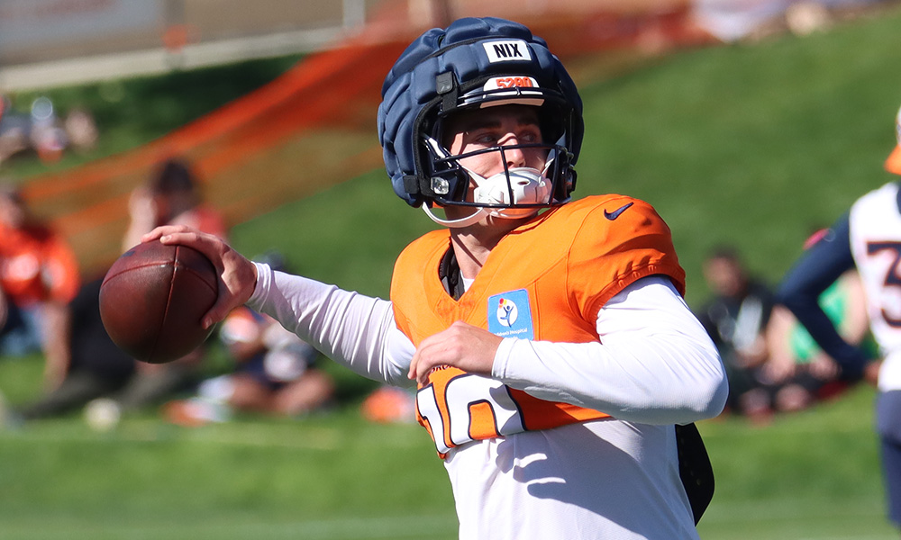 Broncos QB Bo Nix...