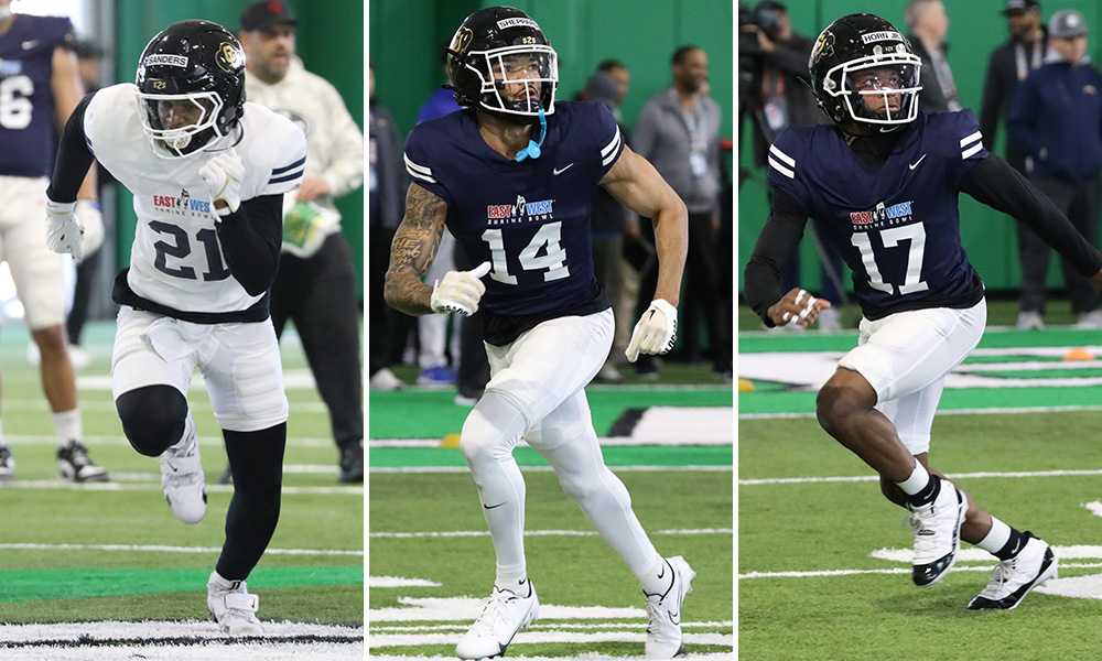 Buffs players at the East-West Shrine Bowl...