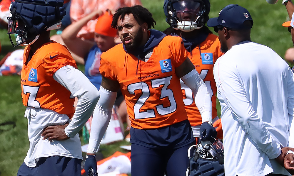 Broncos safety Caden Sterns...